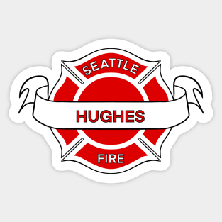 Seattle Fire Department Badge | Station 19 Hughes Sticker